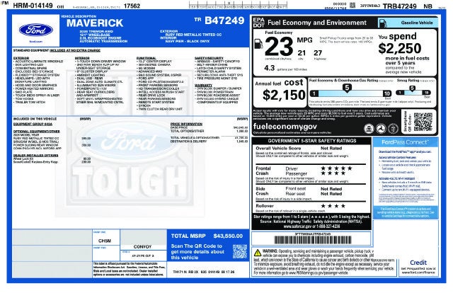 2026 Ford Maverick Tremor
