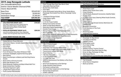 2019 Jeep Renegade Latitude