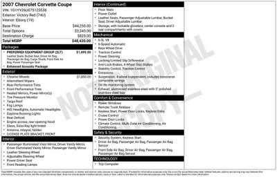 2007 Chevrolet Corvette Base