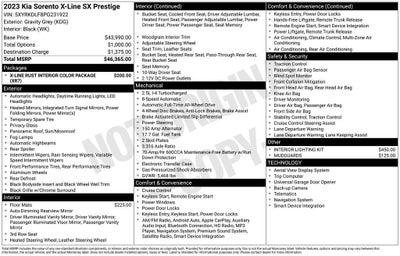 2023 Kia Sorento X-Line SX Prestige