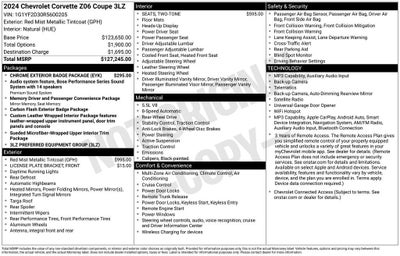 2024 Chevrolet Corvette Z06 3LZ