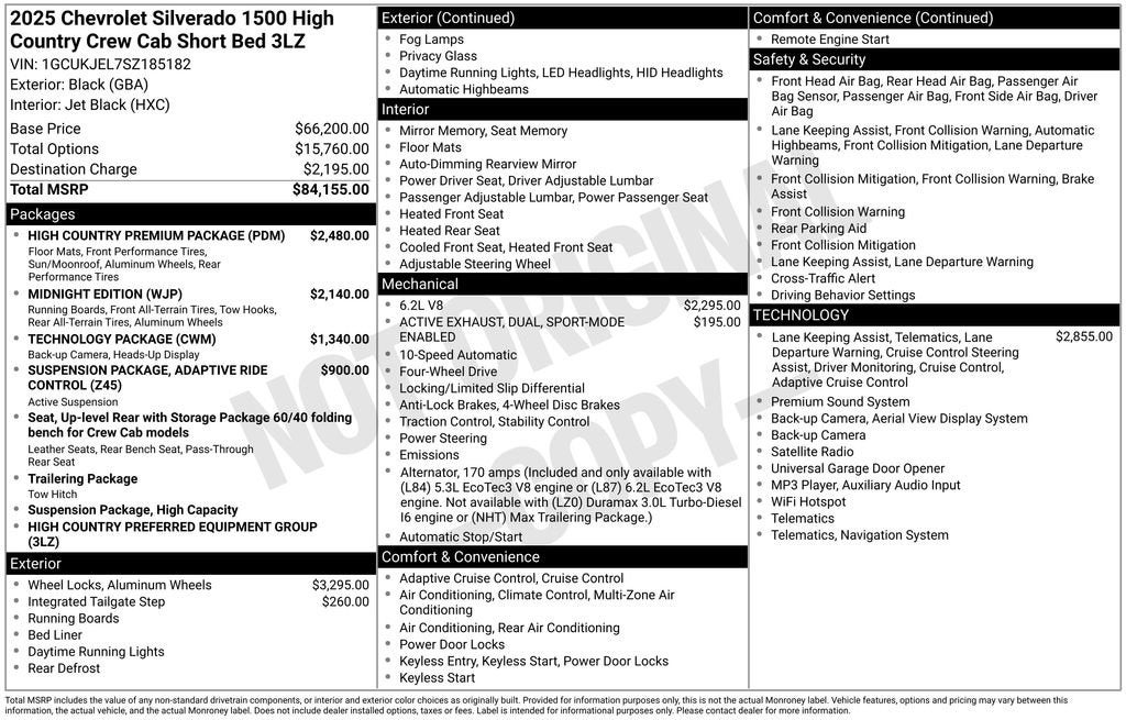 2025 Chevrolet Silverado 1500 High Country