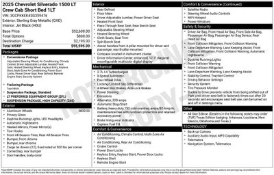 2025 Chevrolet Silverado 1500 LT (2FL)