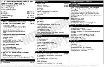 2024 Chevrolet Silverado 1500 LT Trail Boss