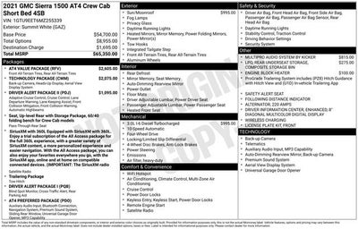 2021 GMC Sierra 1500 AT4