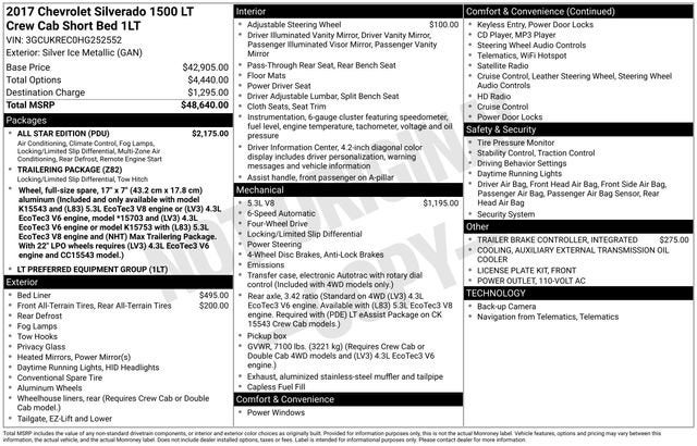 2017 Chevrolet Silverado 1500 LT