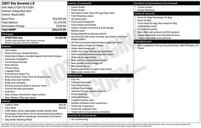 2007 Kia Sorento LX