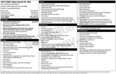2015 GMC Yukon XL Denali