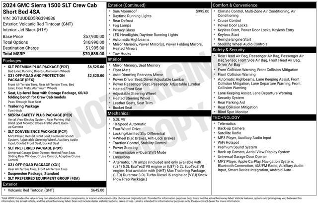 2024 GMC Sierra 1500 SLT